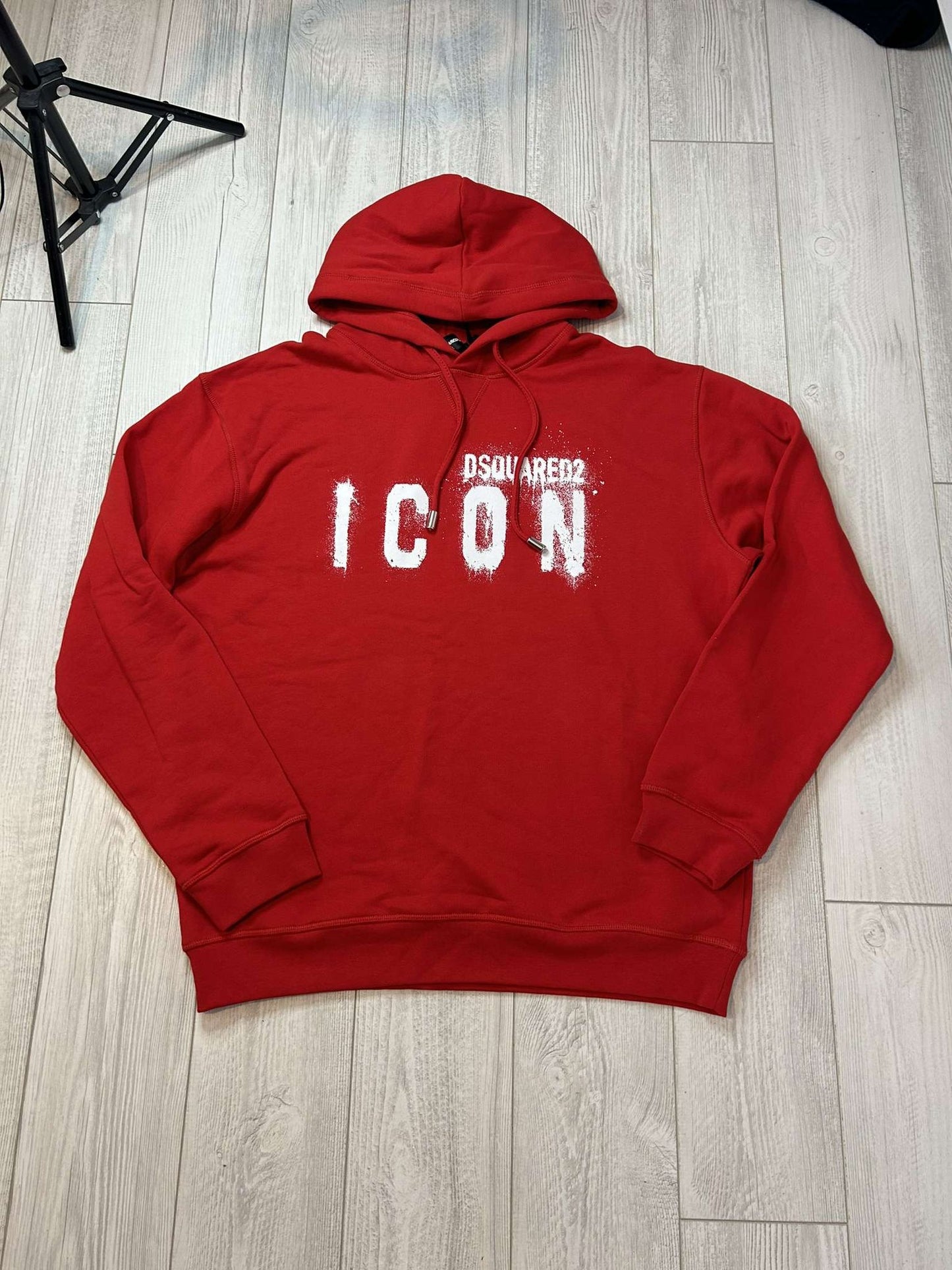 DSQUARED ICON HOODIE 'RED'